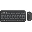 Logitech Pebble 2 Combo tastiera Mouse incluso RF senza fili + Bluetooth QWERTY Italiano Grafite cod. 920-012221
