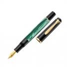 Pelikan 994095 penna stilografica Sistema di riempimento integrato Nero, Oro, Verde, Color marmo 1 pz cod. 994095
