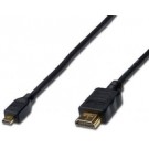 Digitus 1m HDMI 1.4 cavo HDMI HDMI tipo A (Standard) HDMI tipo D (Micro) Nero cod. AK330109010S
