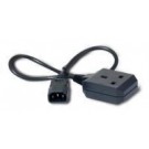 APC C14/BS1363 0.6m Nero 0,6 m Accoppiatore C14 cod. AP9881