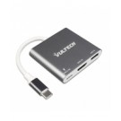 Vultech ATC-01 adattatore grafico USB 3840 x 2160 Pixel Argento cod. ATC-01