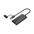 Conceptronic StreamVault BIAN03B lettore di schede USB 3.2 Gen 1 (3.1 Gen 1) Type-A Nero cod. BIAN03B