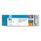 HP 91 775-ml Pigment Light Gray Ink Cartridge - C9466A