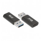 CLUB3D CAC-1525 adattatore per inversione del genere dei cavi USB A USB Type C Nero cod. CAC-1525