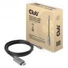 CLUB3D CAC-1587 adattatore per inversione del genere dei cavi USB Gen2 Type-C HDMI tipo A (Standard) Nero cod. CAC-1587