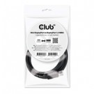 CLUB3D Mini DisplayPort to DisplayPort 1.2 M/M 2m/6.56ft 4K60Hz cod. CAC-2163