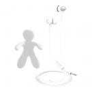 Celly Cesare & Augusto Cuffie Cablato In-ear MUSICA Bianco cod. CESAREAUGUSTOWH