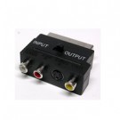 Nilox CMA15550 cavo e adattatore video SCART (21-pin) 3 x RCA + S-Video Nero cod. CMA15550
