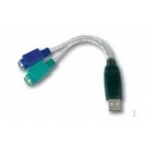 Digitus USB to PS/2 Adaptor cavo PS/2 cod. DA70118