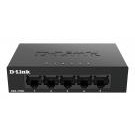 D-Link DGS-105GL/E switch di rete Non gestito Gigabit Ethernet (10/100/1000) Nero cod. DGS-105GL/E