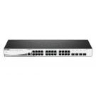 D-Link DGS-1210-28/ME switch di rete Gestito L2 Gigabit Ethernet (10/100/1000) 1U Nero cod. DGS-1210-28/ME