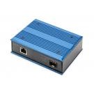 Digitus Convertitore multimediale industriale da 10/100/1000Base-TX (PoE) a 1000Base-FX cod. DN-652104-1