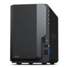 Synology Synology Synology DS223 NAS Desktop Realtek RTD1619B 2 GB DDR4 8 TB HDD DiskStation Manager Nero (Synology D223 8TB [WD RED PLUS] 2 bay desktop NAS  Realtek RTD1619B quad-core  2GB non-ECC DDR4  1 x 1GbE RJ-45 and 3 x USB 3.2 Gen 1 ports. [2years