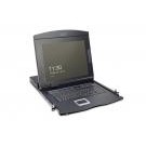 Digitus Console modulare con TFT da 17" (43,2 cm), 1 porte KVM e touchpad, tastiera turca cod. DS-72210-1TR