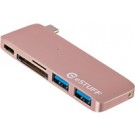 eSTUFF ES84121-ROSE replicatore di porte e docking station per laptop USB 3.2 Gen 2 (3.1 Gen 2) Type-C Rose Gold cod. ES84121-ROSE