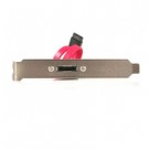 StarTech.com eSATA Cable with External Slot Plate cavo SATA 0,3 m Nero cod. ESATAPLATE1