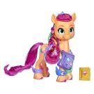 My Little Pony Una Nuova Genarazione, Sunny Capelli Arcobaleno, pony arancione da 15 cm con treccia arcobaleno e 17 accessori cod. F17945L0