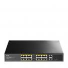 Cudy FS1018PS1 switch di rete Fast Ethernet (10/100) Supporto Power over Ethernet (PoE) Grigio cod. FS1018PS1