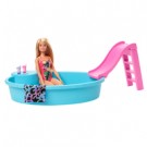 Barbie Piscina Con Bambola cod. GHL91
