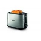 Philips Viva Collection HD2650/90 Tostapane - 2 fette, fessura ampia, metallo cod. HD2650/90