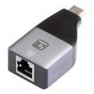 Techly Adattatore Convertitore da USB-C&trade  a RJ45 Ethernet Gigabit LAN 1000Mbps - IADAP USBC-ETGIGA