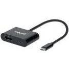 Manhattan Convertitore USB-C&trade  a HDMI con porta Power Delivery - IADAP USBC-H60PDM