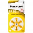 Panasonic Batterie a Bottone per Protesi Acustiche PR10, 6pz - IBT-PAC-V10