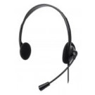 Manhattan Cuffia Stereo On Ear USB con Microfono Cavo 1.5m Nero - ICC SH-850UBX