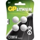 GP Batteries Blister 4 Batterie a Bottone Litio CR1620 - IC-GP103180
