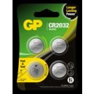 GP Batteries Blister 4 Batterie al Litio a Bottone 3V Lunga Durata CR2032 - IC-GP103381