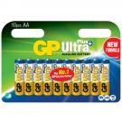 GP Batteries Confezione 10 Batterie GP Ultra Plus Alcaline Stilo AA 15AUP/LR6 - IC-GP151167