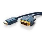 ClickTronic Cavo Video HDMI DVI-D M/M 10 m Alta Qualit&agrave  - ICOC CLC-HDVI-100