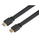 Techly Cavo HDMI 2.0 High Speed con Ethernet A/A M/M Piatto 0,5m - ICOC HDMI2-FE-005TY