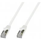 TECHLY PROFESSIONAL Cavo di Rete Patch in Rame Cat. 6A SFTP LSZH 2 m Bianco - ICOC LS6A-020-WHT