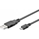 Goobay Cavo USB 2.0 A maschio/Micro B maschio 5m Nero - ICOC MUSB-A-050