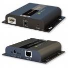 Techly Extender HDMI 4K UHD con IR su Cavo Cat.6 fino a 120m - IDATA EXTIP-3834KV4
