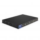 Linksys Switch di rete Gigabit PoE+ a 48 porte, 740 W, 4 porte di uplink 10G SFP+ cod. LGS352MPC-EU