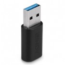 Lindy 41904 adattatore per inversione del genere dei cavi USB 3.2 Type A USB 3.2 Type C Nero cod. LINDY41904
