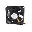 LINK LINK VENTOLA PER CASE 80X80X25MM BK 12V CONNETTORE 3 FILI CON VITI INCLUSE - LKV8025