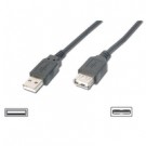Nilox MGAK7012AL cavo USB USB 2.0 1,8 m USB A Nero cod. MGAK7012AL
