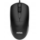 Nilox MOUSB1011 mouse Ufficio USB tipo A Ottico 1200 DPI cod. MOUSB1011