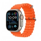Apple Watch Ultra 2 GPS + Cellular, Cassa 49m in Titanio con Cinturino Ocean Arancione cod. MREH3TY/A