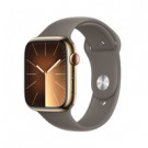 Apple Watch Series 9 GPS + Cellular Cassa 45mm in Acciaio inossidabile Oro con Cinturino Sport Creta - S/M cod. MRMR3QL/A