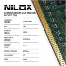 Nilox DDR4 32GB 2400MHZ ECC REG CL17 cod. NXR322400M1C17