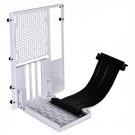 Lian Li Lian Li Lian Li O11DMINI-1W-4 parte del case del computer Universale Supporto GPU (Lian Li O11D-1W-4 Mini Riser Card PC Slot Cover PCIe 4.0 White) - O11DMINI-1W-4