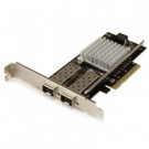 StarTech.com Scheda di rete PCI Express in Fibra ottica da 10Gb con 2 porte SFP+ aperto con Chip Intel cod. PEX20000SFPI