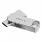 PNY DUO LINK unità flash USB 128 GB USB Type-A / USB Type-C 3.2 Gen 1 (3.1 Gen 1) Acciaio inossidabile cod. P-FDI128DULINKTYC-GE