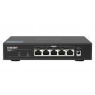 QNAP QSW-1105-5T switch di rete Non gestito Gigabit Ethernet (10/100/1000) Nero cod. QSW-1105-5T