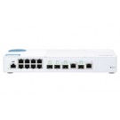 QNAP QSW-M408-2C switch di rete Gestito L2 10G Ethernet (100/1000/10000) Bianco cod. QSW-M408-2C