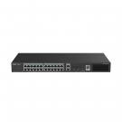 Ruijie Networks Ruijie Networks Ruijie Networks RG-ES228GS-P switch di rete Gestito Gigabit Ethernet [10/100/1000] Supporto Power over Ethernet [PoE] Nero (28-Port Gigabit Smart POE Switch 24 PoE/POE+ Gigabit RJ45 Ports with 2 Gigabit RJ45/2 SFP uplink po